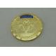 3D Die Struck Personalized Coins Brass Material And Diamond Cut Edge