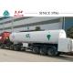 Vacuum Insulation LNG Tank Trailer 26000L Capacity Simple Maintenance