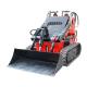Chinese Mini Skid Steer Loader with MOOG Hydraulic Cylinder and 0-6km/h Working Speed