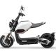 White Color Harley Electric Scooter Range 60 - 80km Brushless Motor Power