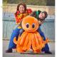 Hansel amusement plush kid riding octopus toy motorized animal toy rides