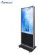 RK3568 Floor Standing Digital Signage Indoor Capacitive Touch EAC