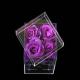 Wholesale Popular 4 Holes Transparent Acrylic Box Preserved Rose Box