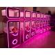 Coin Operated Pink Gift Vending Machine Arcade Game Capsule Toy Lottery Equipment