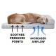 4.8kg Cooling Memory Foam Dog Bed 44in Machine Washable Pet Bed