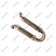 Bronze braided corrugated flexible hose for air conditioning shock absorber pipe