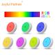 Pond Swimming Pool Light IP68 Color Changing AC12v Resin Filled Flat RGB Surface Mounted 180mm Dia