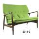 America style home upholstered lounge chaise chair furniture