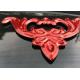 Decorative Metallic Red Powder Coat Antioxidation High Temperature Resistance