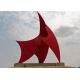 Racing Sails Painted Metal Sculpture Stainless Steel Corrosion Stability