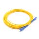 Tight Buffer Simplex Network Patch Cord Indoor Single Mode Fiber Optic Cable 10m G657A