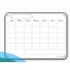 Portable Weekly Wall Planner Whiteboard Aliuminium Frame Double Sizes