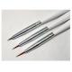 3pcs/set Nail Art Design Brushes Gel Set Painting Draw Pen Polish Brush set White Handle