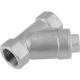 3/4 DN20 SS304 PT Thread Stainless Steel Y Type Strainer Pump Filter