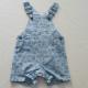 Cotton Woven Dungaree Baby Boy Dress Pants Short Overall Summer Soft Tree Aop