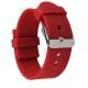 20mm TPU Watch Band , SHX Rubber Wrist Watch Straps Red Color