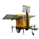 Reliable Mobile Solar Light Tower With 4*150W LED Lights 4*250W Solar Panels