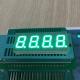 Pure Green 7 Segment LED Display 0.4 Inch 4 Digit High Luminous Intensity