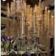 Factory Custom 20 Arms Gold Metal Candelabra For Event Decor