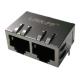 Multi-port RJ45 HFJ12-2450ERL Dual Tab-Down 10/100Base-T Wo/LED