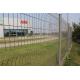 Q235 3D Curved Wire Mesh Fence For Highway / Airport Service Area