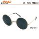 2019 fashion round metal with 100% UV protection lens sunglasses, suitable for men and women