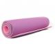 3D Stereo Double Color TPE Yoga Mat 6mm Purple Finely Carved Waterproof Pattern
