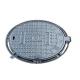 Round Ductile Iron Manhole Cover Sand Casting 500mm Light Duty Anti Rust