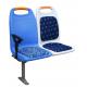 Smooth Surface Urban Plastic Bus Seats One Piece Molding Finished With Hand Frip