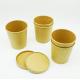 Recyclable Biodegradable Paper Bowls , Paper Soup Bowls Exquisite Printing