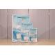 A4 Horizontal Desktop T Shape Magnetic Acrylic Sign Holder
