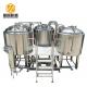 SS304 Material Small Microbrewery Equipment , Automated Beer Brewing System