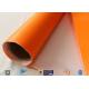 One Side Orange Fire Blanket silicone coated fiberglass cloth 500GSM 0.5mm Thickness