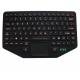 5VDC 91 Keys IP67 Dynamic Silicone Rugged Keyboard with touchpad