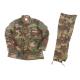 Pleated Back Military Camo Outfit , Desert Camouflage Uniform With Sleeve Pocket