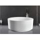 Soaking Round Freestanding Bathtub Deep Bathtubs For Small Bathrooms Elegant