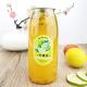 Tea 650ml Clear Reusable Water Bottle Snap Lids Food Grade