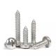 Nail Metal Pan Round Self Tapping Screws Flat Head Hex Head Stainless Steel