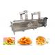 Gas Heating Onion Ring Automatic Fryer Machine Continuous Onion Fryer Equipment