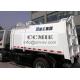 Self Compress Side Loading Garbage Truck , Hydraulic System Waste Management