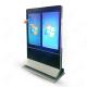 Floor Stand Outdoor Digital Advertising Screens Double Side Touch Screen 50/60Hz