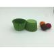 Spinach Color Green Cupcake Wrappers , Disposable Cupcake Baking Cups Muffin Cupcake Liners