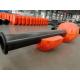 Yellow/Orange Cylinder Shape HDPE Pipe Floater for Customer Needs