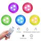 Small Submersible LED Lights Mini Waterproof RGB LED Tea Lights Candles Party