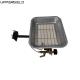 Adjustable Patio Burner for Safety Device and Silver Finish Outdoor Space Heater