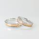 Valentine'S Day Gift 18k Gold OEM 8g Wedding Ring For Couples
