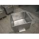 Industrial Bakery Equipment Stainless Steel Dough Trough With Wheel