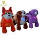 Hansel arcade plush animals made in china and plush toy animal ride with stuffed animal riding scooter