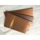 Rustproof Copper Facade Panels 3mm Thickness , Outside Wall Cladding Panels 