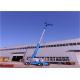 Four Wide Tyres Telescopic Boom Lift Novel Axle Balancing System Real Time Drive